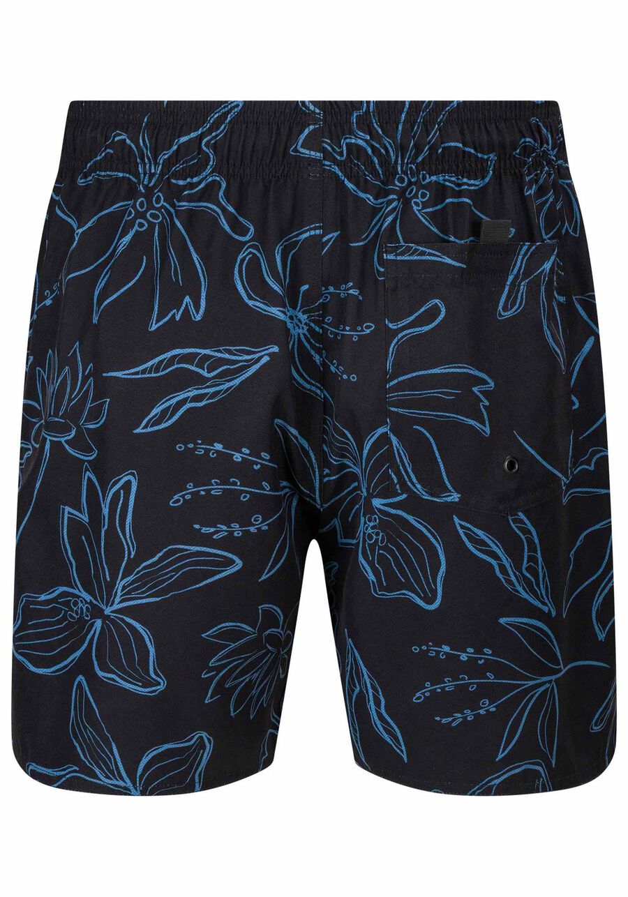 Shorts Masculino com Estampa Floral, MARINHO ACTION. Shorts Masculino com Estampa Floral, MARINHO ACTION, large.