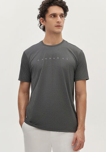 Camiseta Masculina Tech Skin com Estampa Refletiva, MESCLA MEDIO. Camiseta Masculina Tech Skin com Estampa Refletiva, MESCLA MEDIO, large.