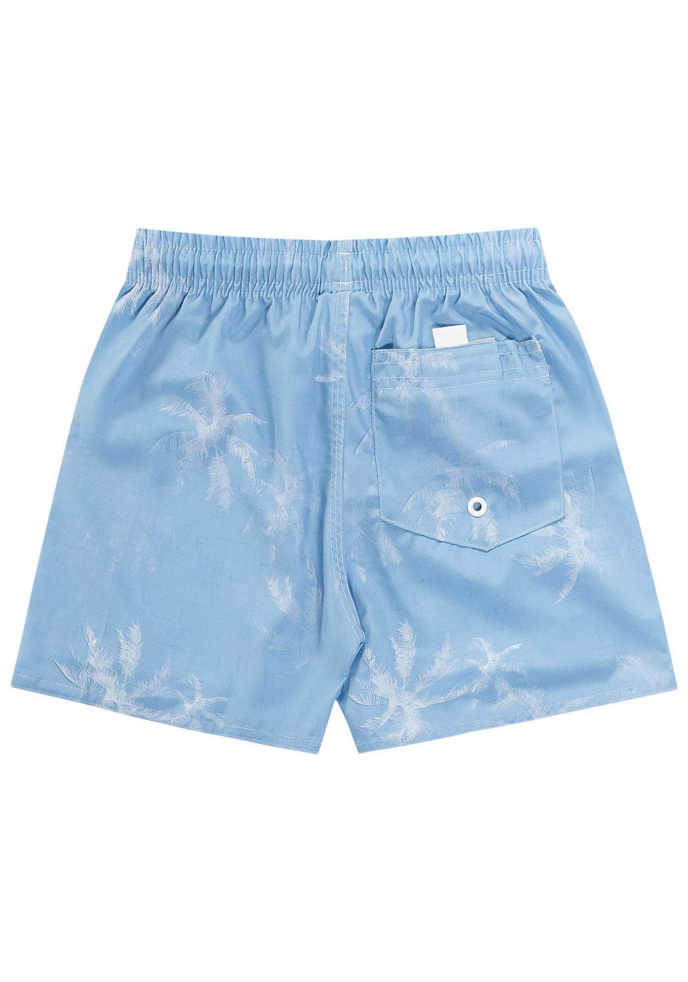 Shorts Infantil Menino Estampado Tal Pai Tal Filho, AZUL BRIGHT, large.
