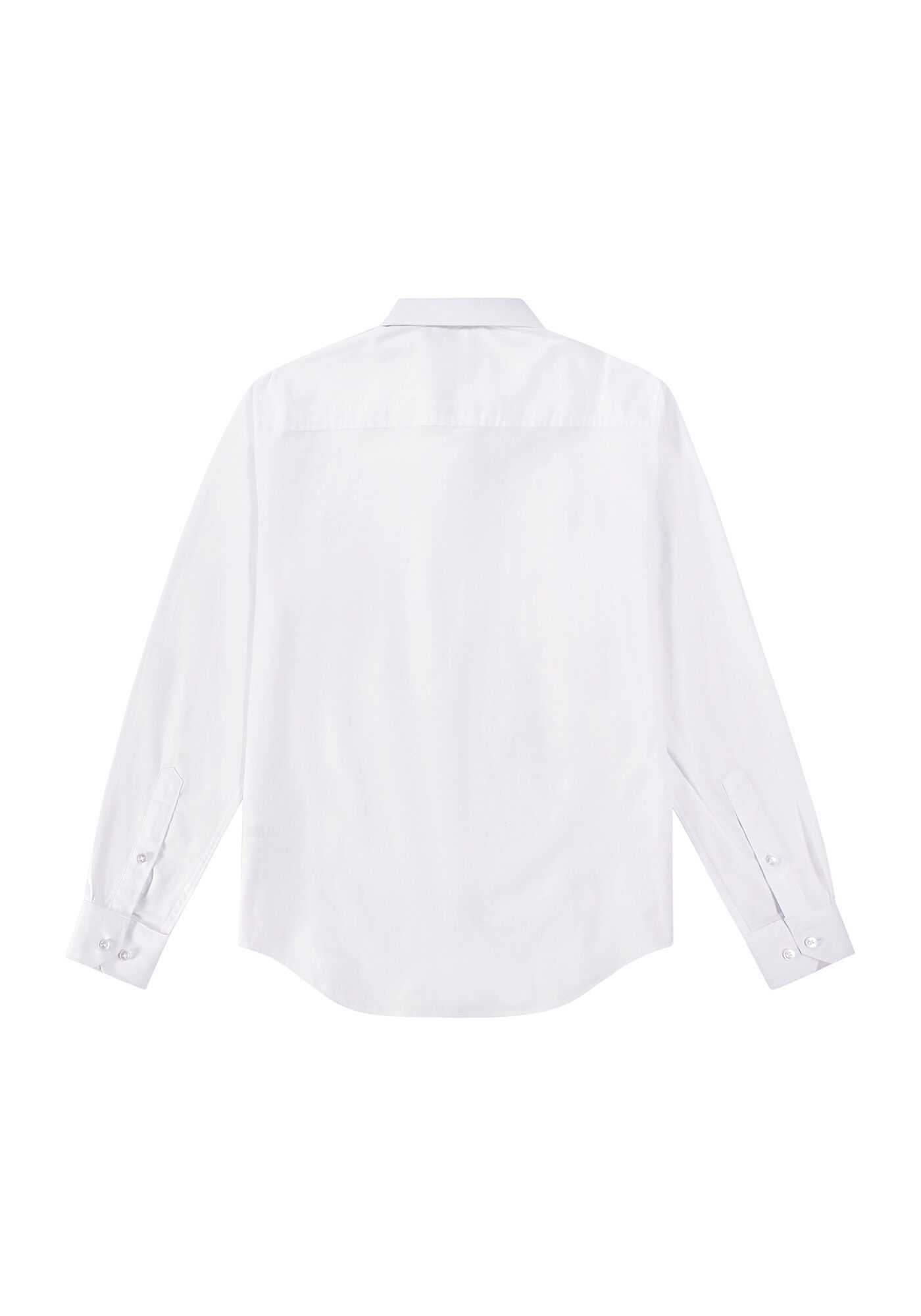 Camisa Manga Longa Slim Fit com Bolso, BRANCO, large.