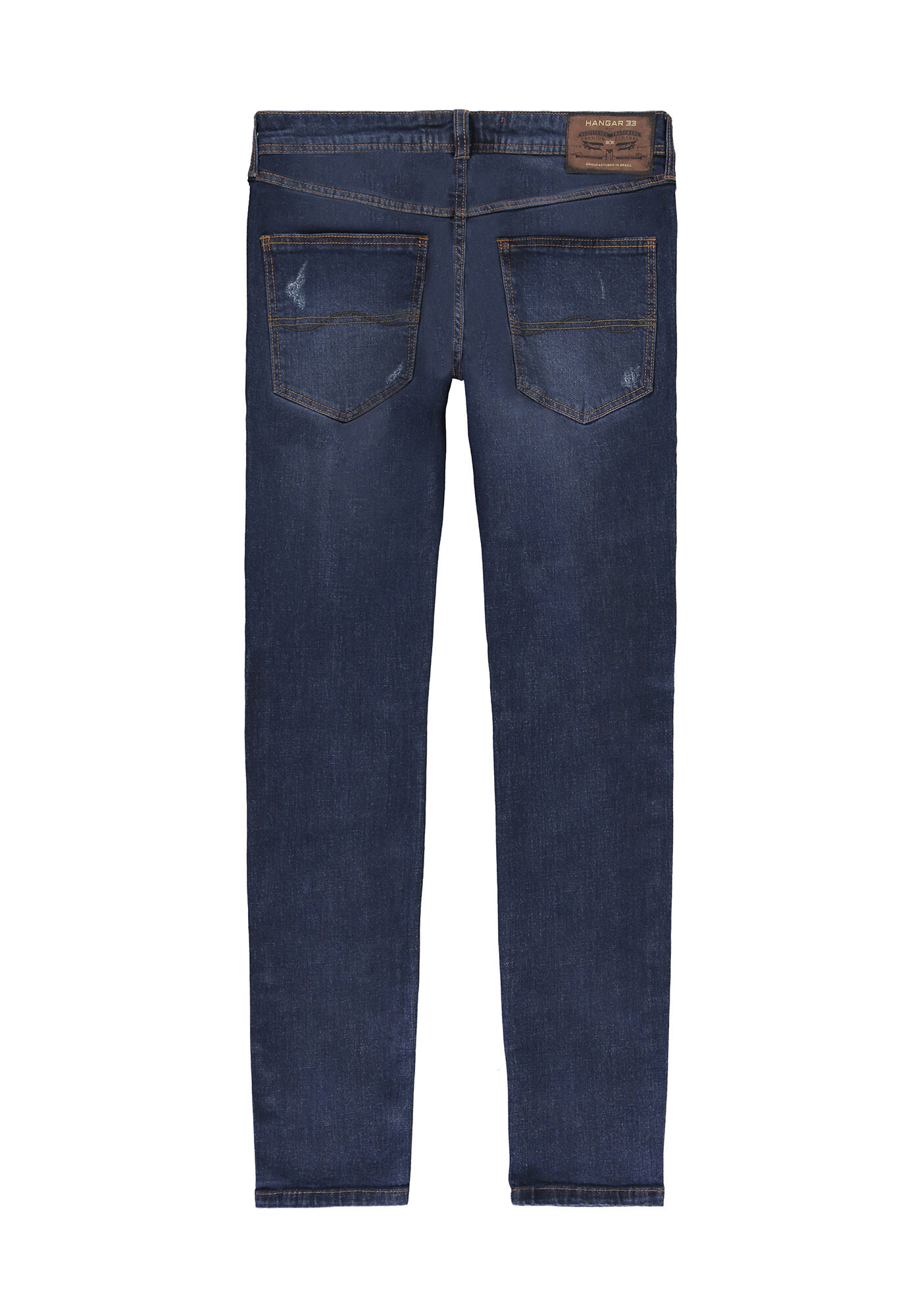 Cal&ccedil;a com Elastano, JEANS ESCURO, large.