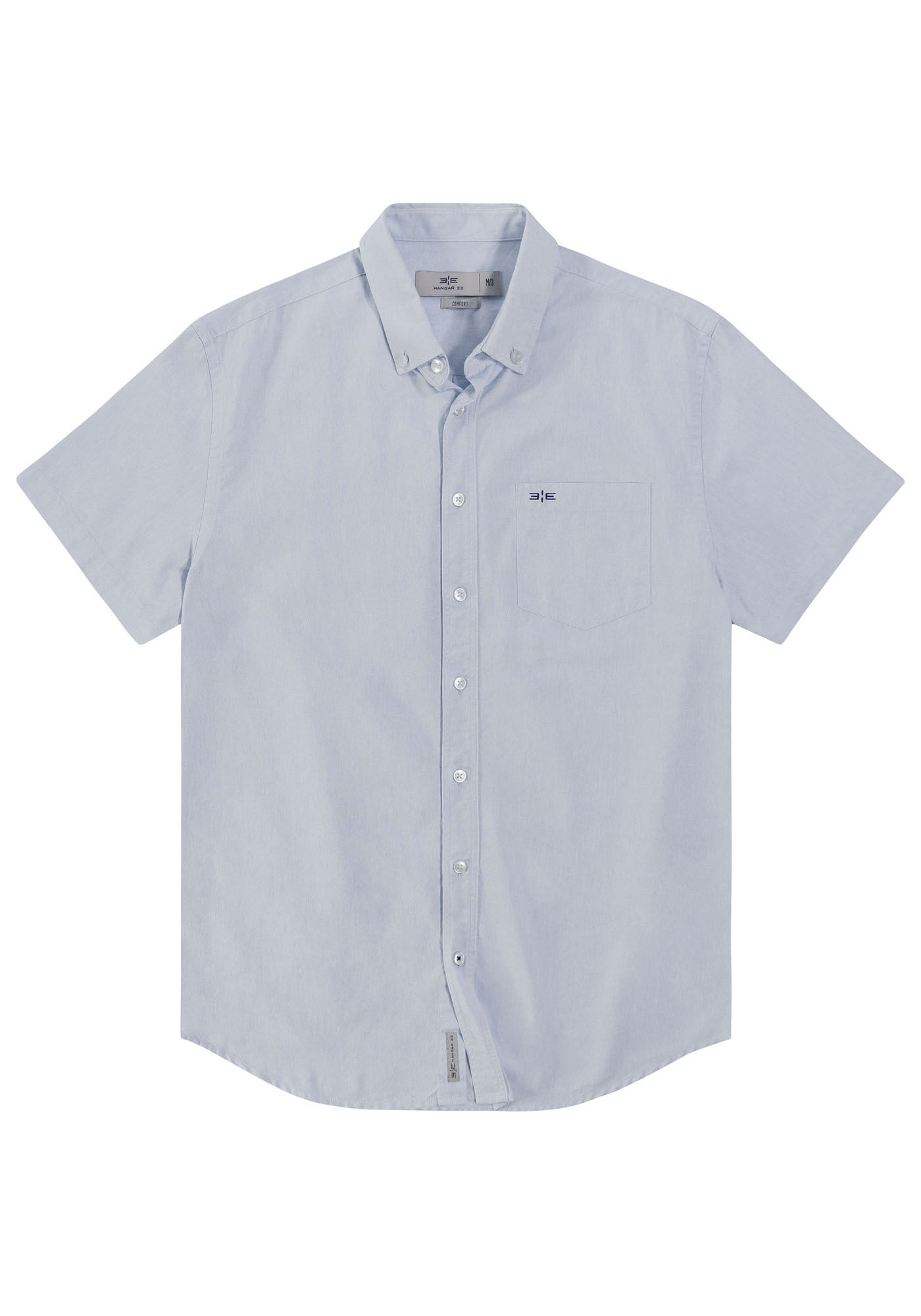 Camisa Manga Curta Comfort em Tecido Oxford | Hangar 33