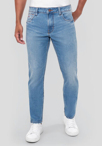 Calça Jeans Masculina Slim Clara com Clima Control, JEANS, large.