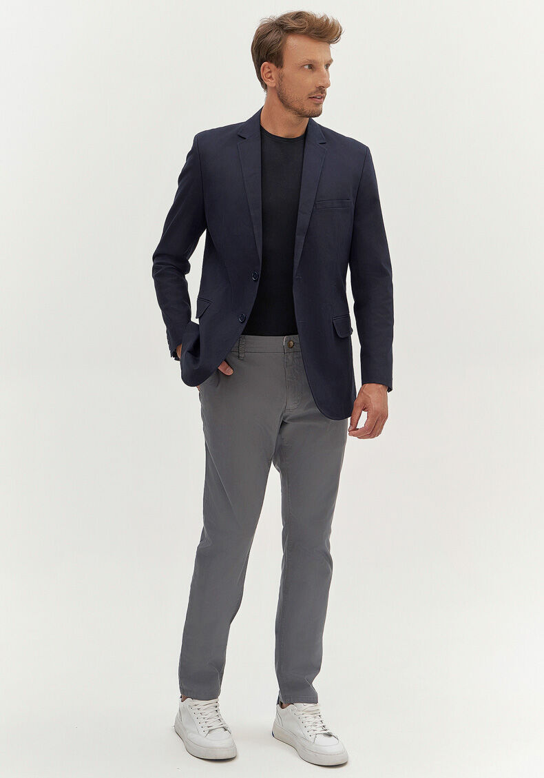 Cal&ccedil;a Skinny Turboh&eacute;lice Em Sarja Com Elastano, CINZA NIGHTCALL, large.