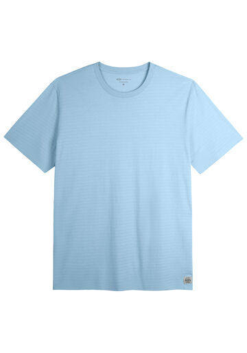 Camiseta masculina malha texturizada big and tall, AZUL EXPRIM. Camiseta masculina malha texturizada big and tall, AZUL EXPRIM, large.