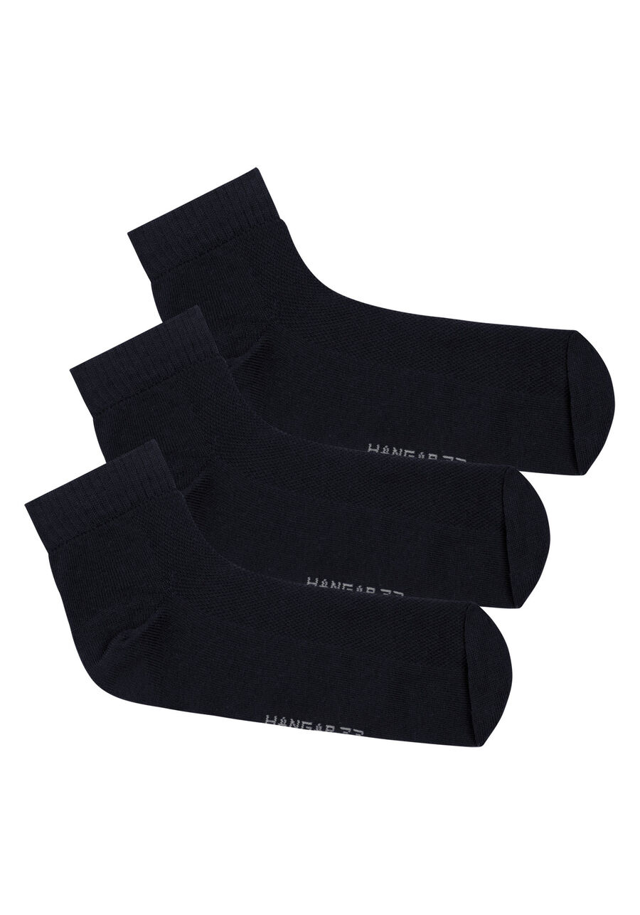 Kit Com 3 Pares De Meia Com Cano Curto, PRETO REATIVO. Kit Com 3 Pares De Meia Com Cano Curto, PRETO REATIVO, large.