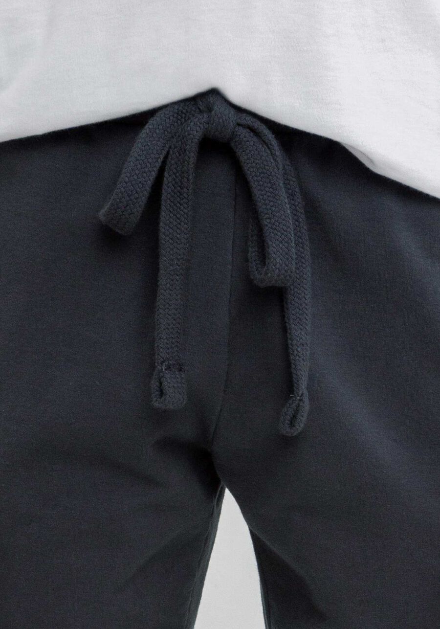 Bermuda Clássica em Molecotton com Cadarço Juvenil, CINZA CYBER. Bermuda Clássica em Molecotton com Cadarço Juvenil, CINZA CYBER, large.
