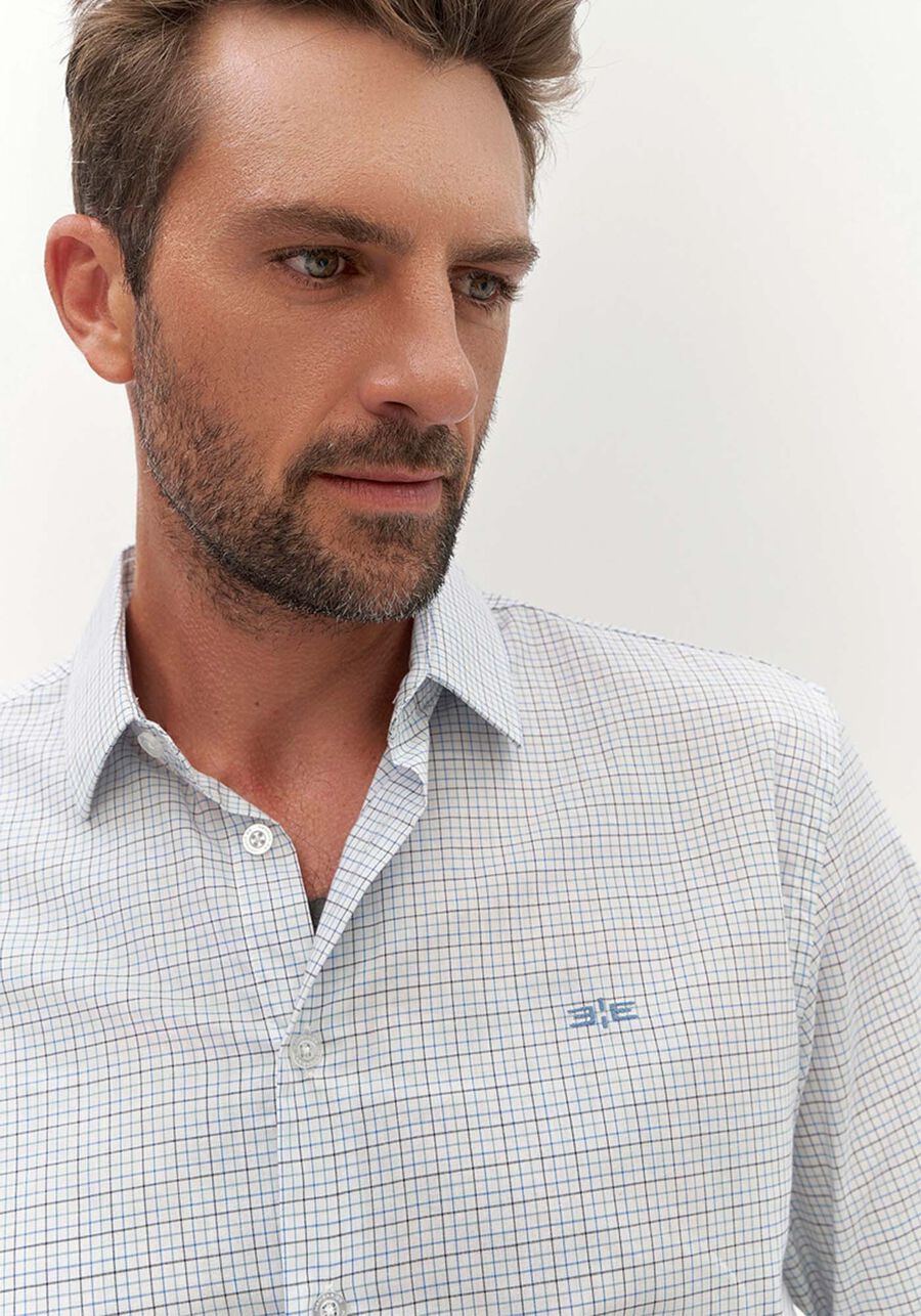 Camisa Masculina Comfort em Tricoline, VERDE. Camisa Masculina Comfort em Tricoline, VERDE, large.