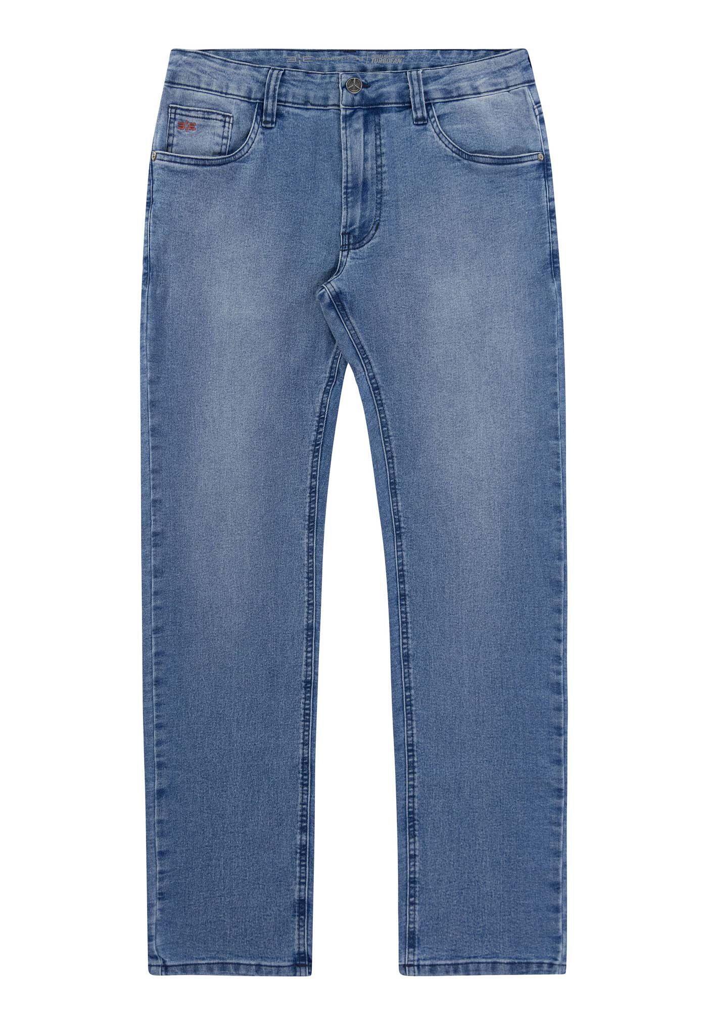 Cal&ccedil;a Jeans Slim Antidesgaste Lavagem M&eacute;dia, JEANS, large.