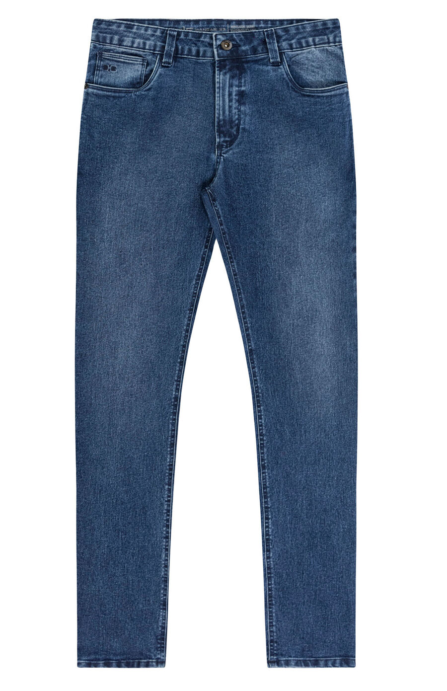 Calça Jeans Médio Masculina Skinny com Elastano, JEANS, large.
