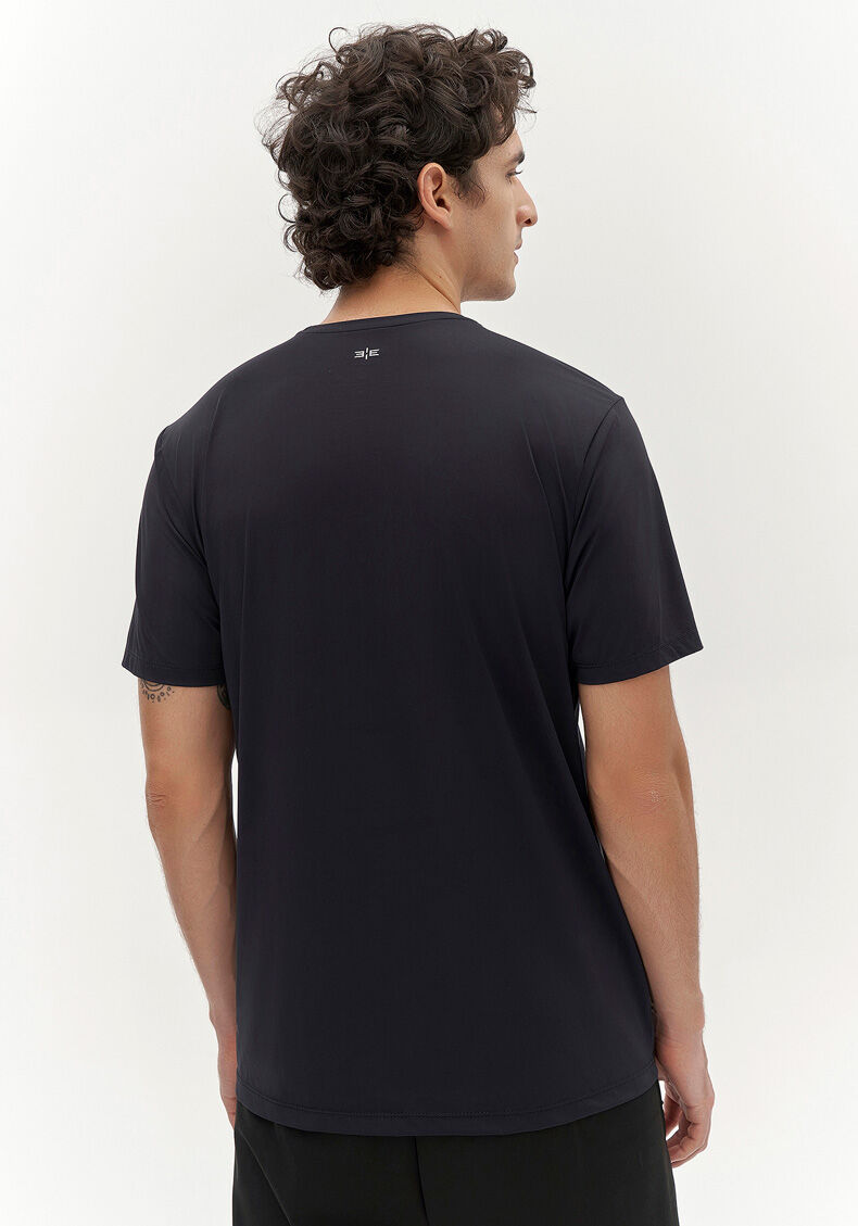 Camiseta Masculina Tech Skin com Estampa Refletiva, PRETO REATIVO, large.