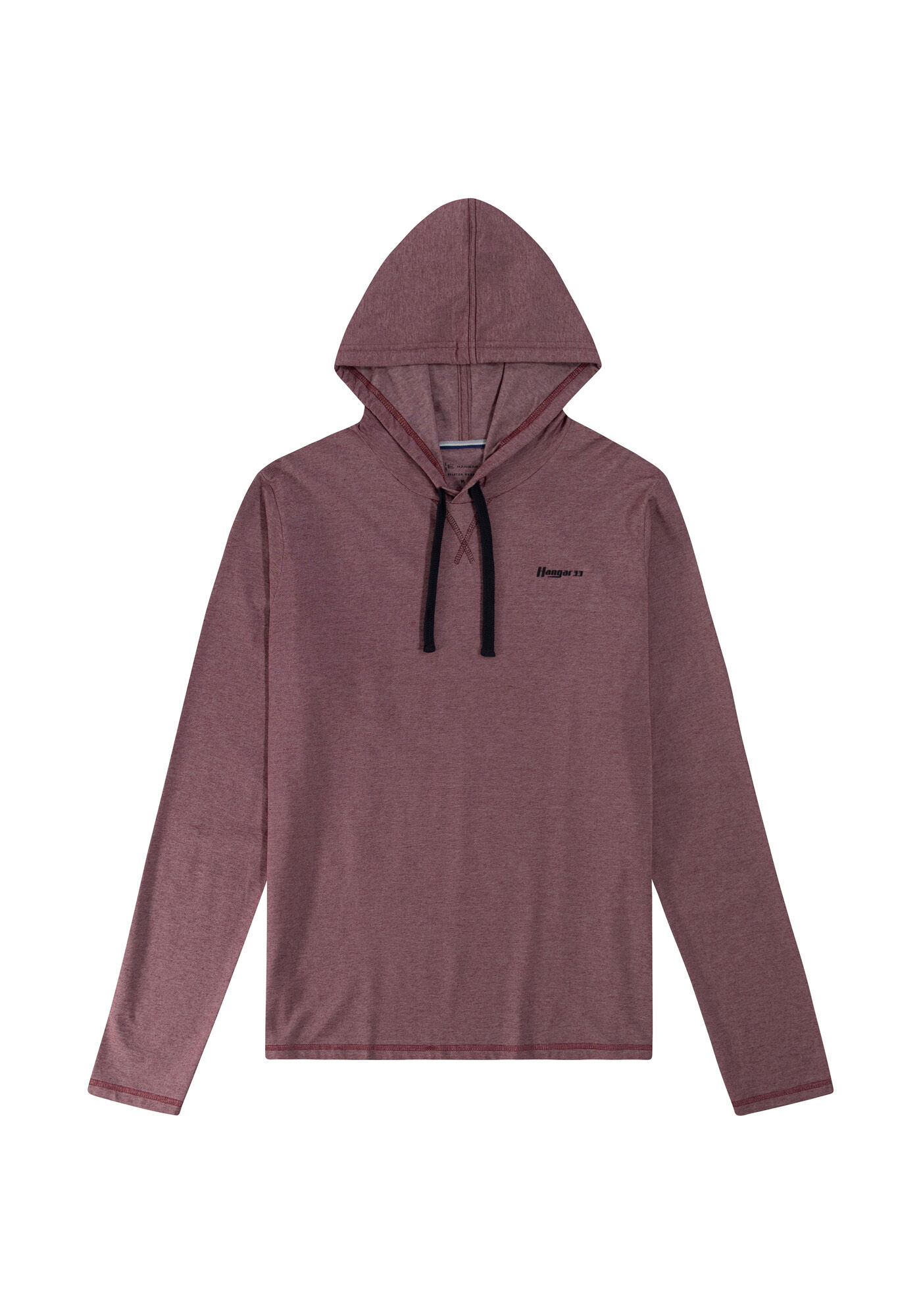 Camiseta Manga Longa com Capuz Tal Pai Tal Filho, BORDO WITCH, large.