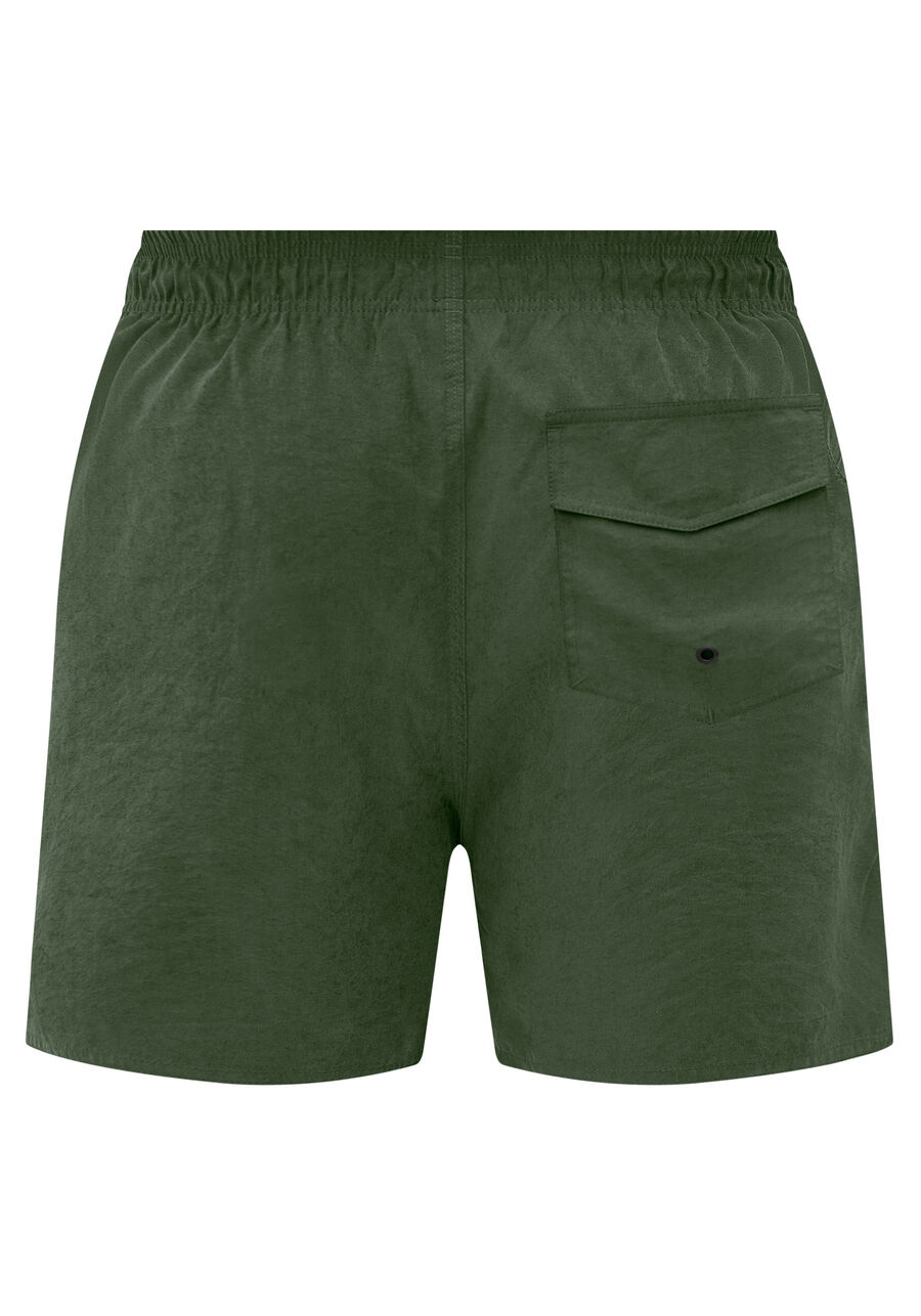 Shorts Com Cós Elástico E Bolsos, VERDE HEIR. Shorts Com Cós Elástico E Bolsos, VERDE HEIR, large.