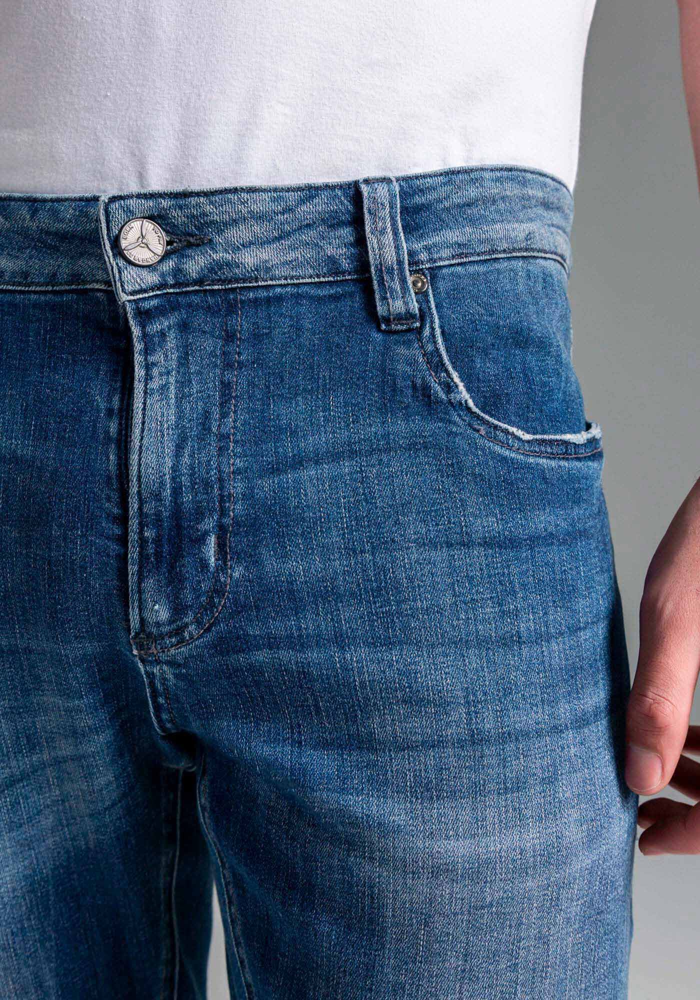 Cal&ccedil;a Jeans Masculina Skinny Destroyed, JEANS, large.