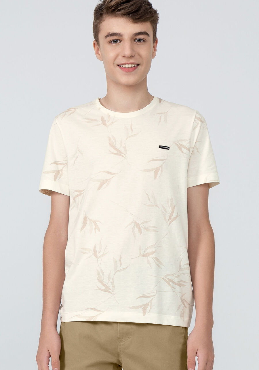 Camiseta Juvenil Masculina Estampada, VENTO BRANCO, large.