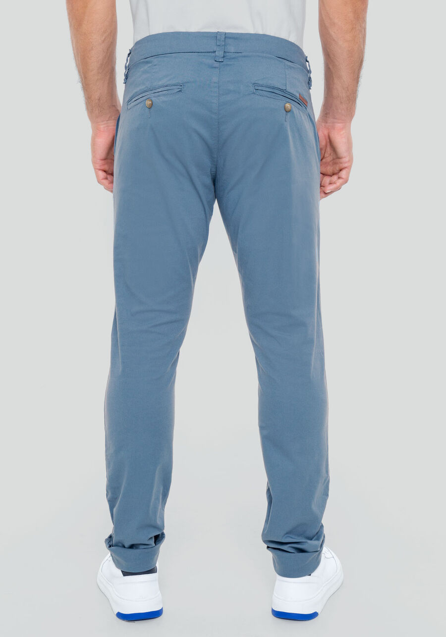 Calça Sarja Masculina Skinny Não Laceia, AZUL PARAISO, large.