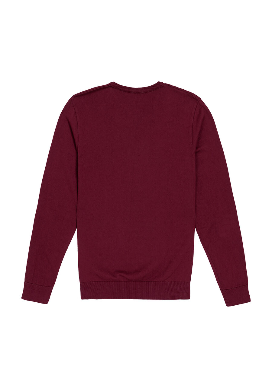 Blusão Masculino em Tricô, BORDO WITCH. Blusão Masculino em Tricô, BORDO WITCH, large.