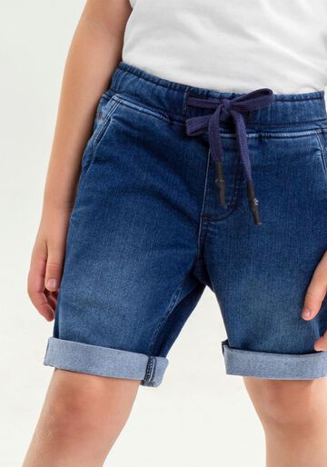 Bermuda jeans infantil, JEANS, large.