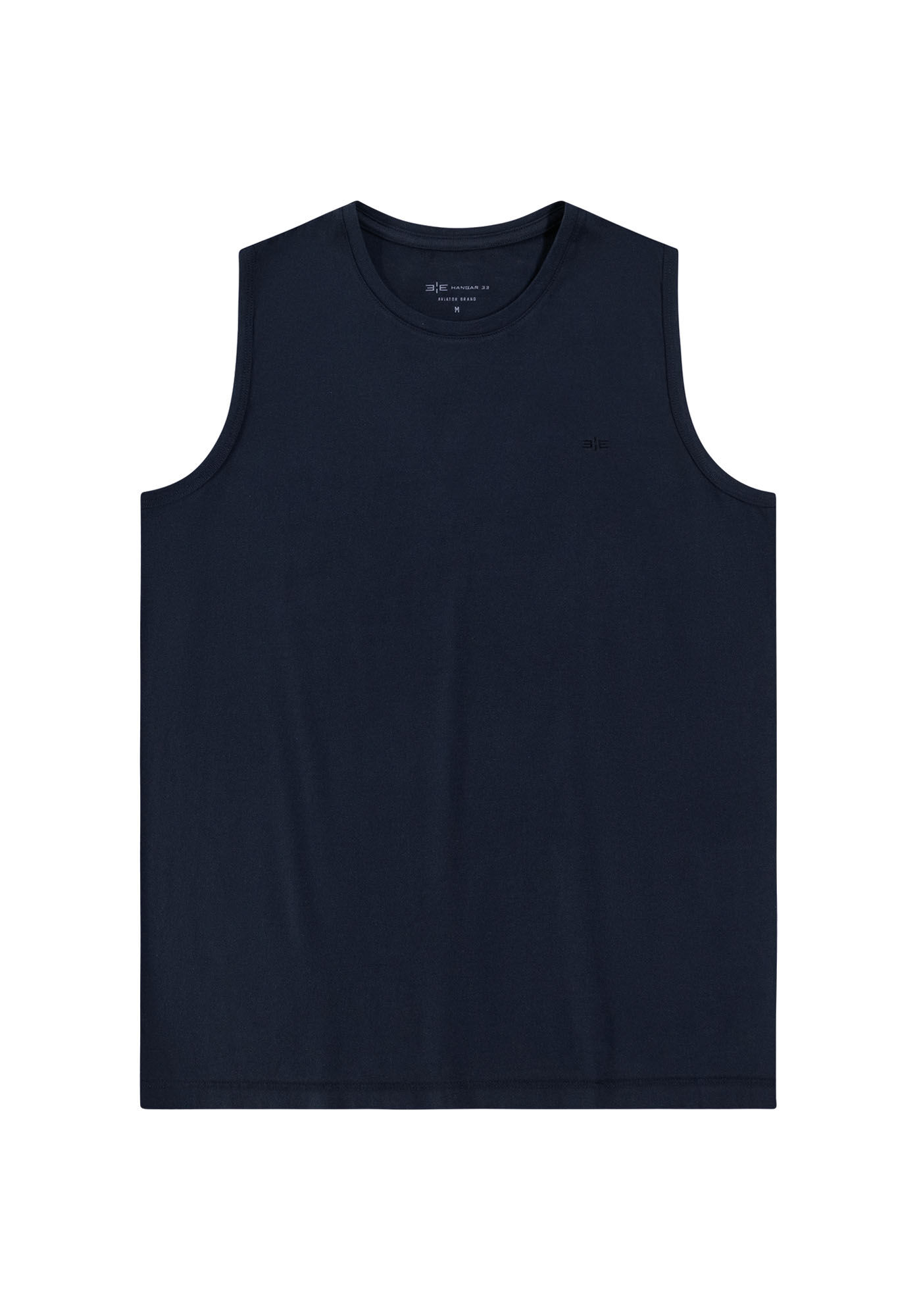 Regata Masculina em Malha B&aacute;sica, MARINHO IMPERIO, large.