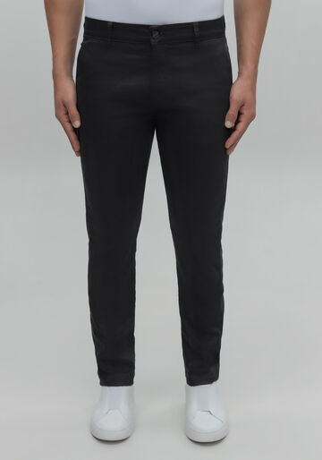 Calça Sarja Masculina Slim Não Desbota Clássicos, PRETO REATIVO. Calça Sarja Masculina Slim Não Desbota Clássicos, PRETO REATIVO, large.