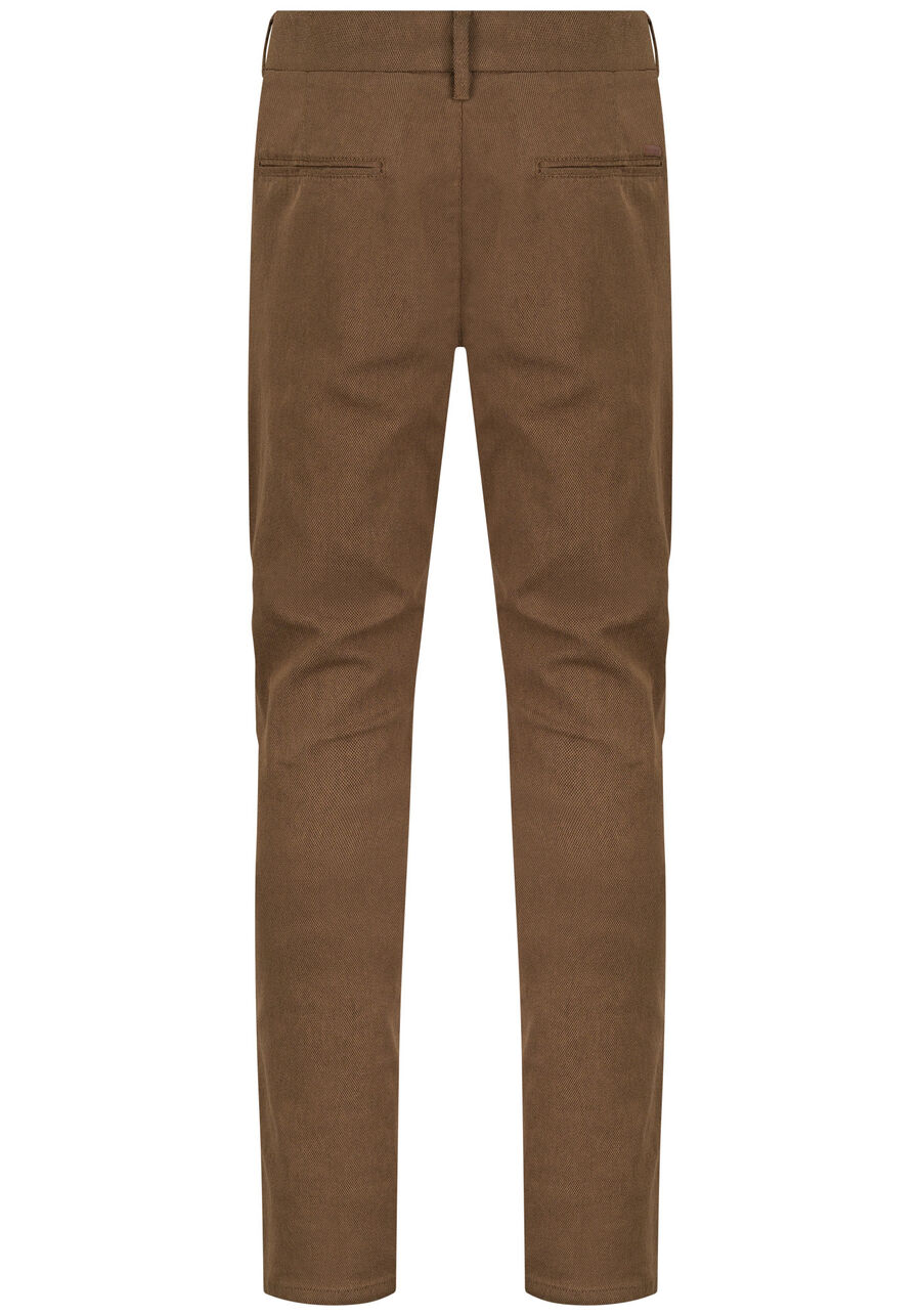 Calça sarja slim masculina ponto roma, MARROM MOCACCINO. Calça sarja slim masculina ponto roma, MARROM MOCACCINO, large.