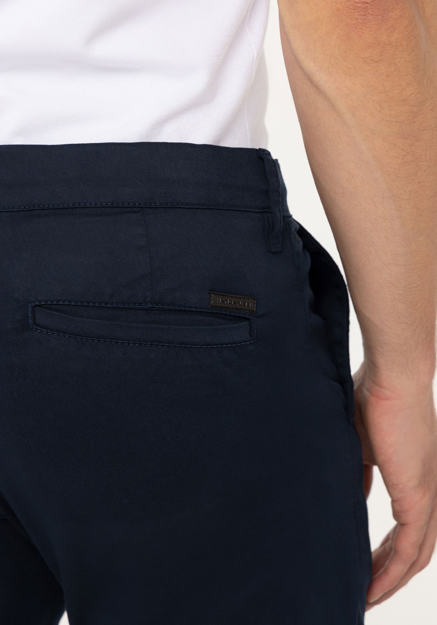 Cal&ccedil;a Skinny Turboh&eacute;lice Em Sarja Amaciada Com Elastano, MARINHO TREND, large.