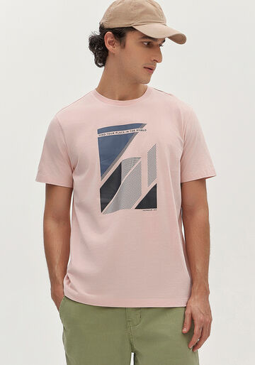 Camiseta Masculina Estampada Tal Pai Tal Filho, ROSA PLANE. Camiseta Masculina Estampada Tal Pai Tal Filho, ROSA PLANE, large.
