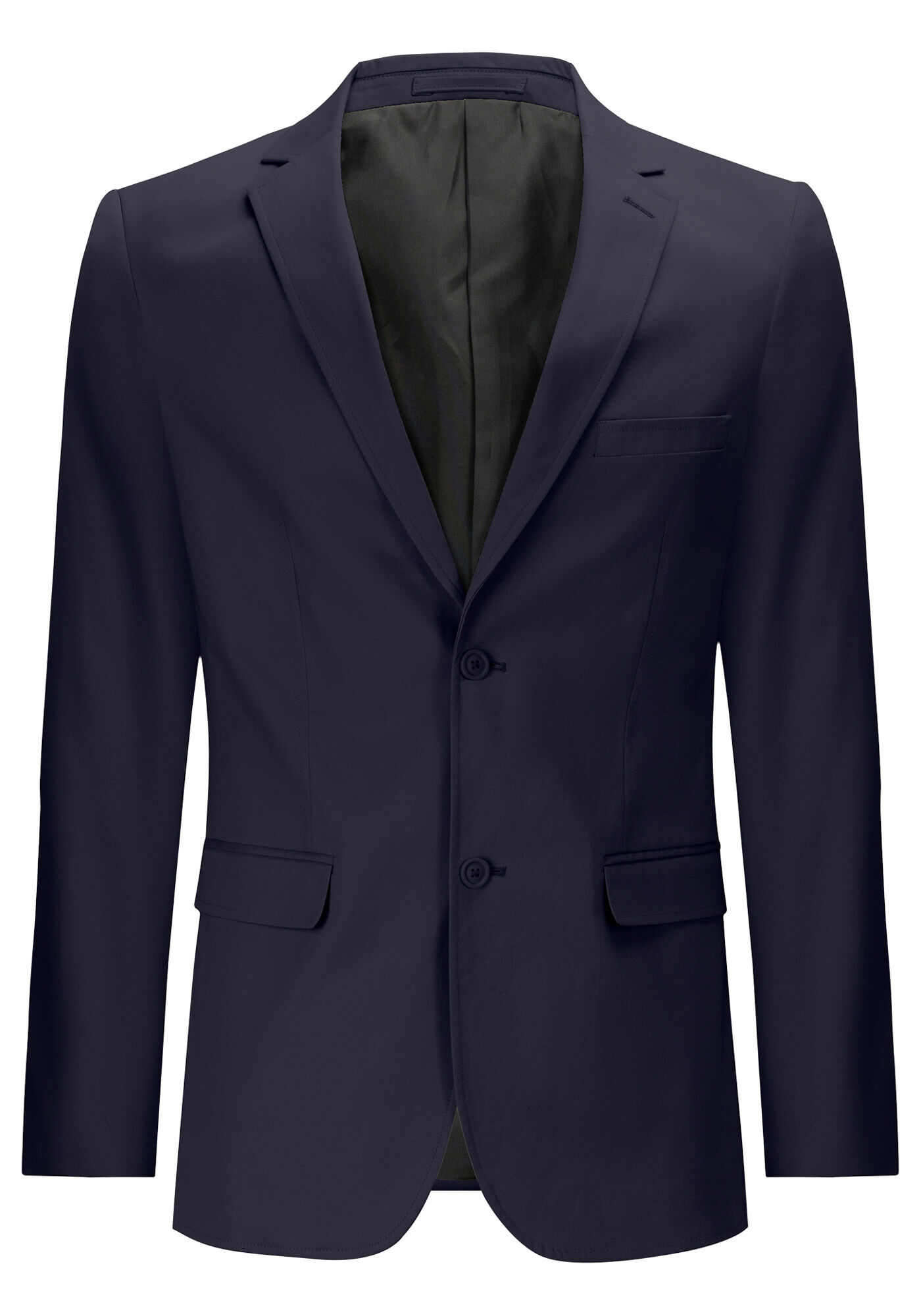 Blazer Comfort Em Sarja Com Elastano, MARINHO ACTION, large.