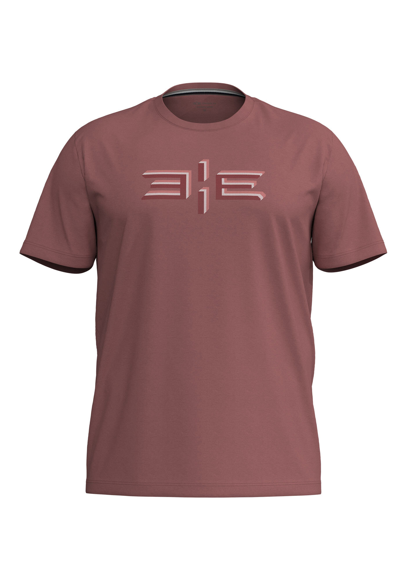 Camiseta Com Estampa Local Em Malha De Algod&atilde;o Big & Tall, ROSA ASTRO, large.