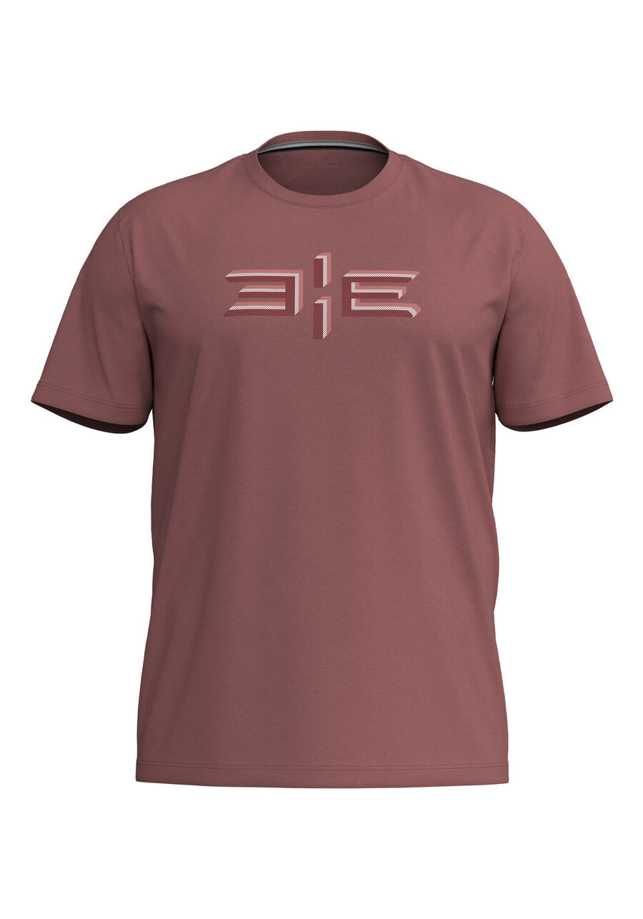 Camiseta Com Estampa Local Em Malha De Algodão Big & Tall, ROSA ASTRO. Camiseta Com Estampa Local Em Malha De Algodão Big & Tall, ROSA ASTRO, large.