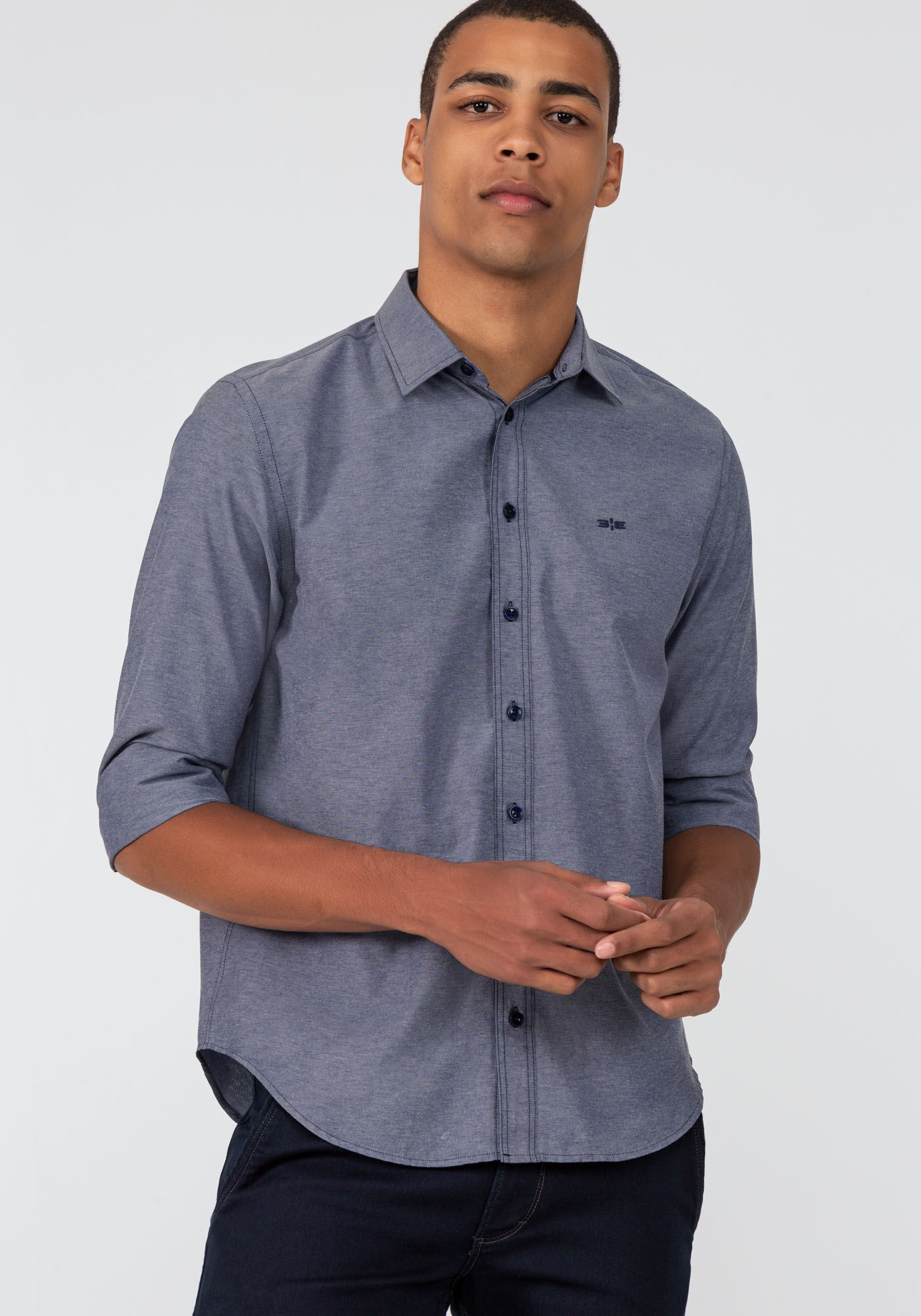 Camisa Masculina Comfort Manga Longa | Hangar 33