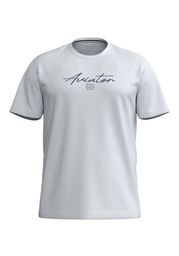 Camiseta De Mangas Curtas Em Malha De Algodão Big & Tall, BRANCO. Camiseta De Mangas Curtas Em Malha De Algodão Big & Tall, BRANCO, large.
