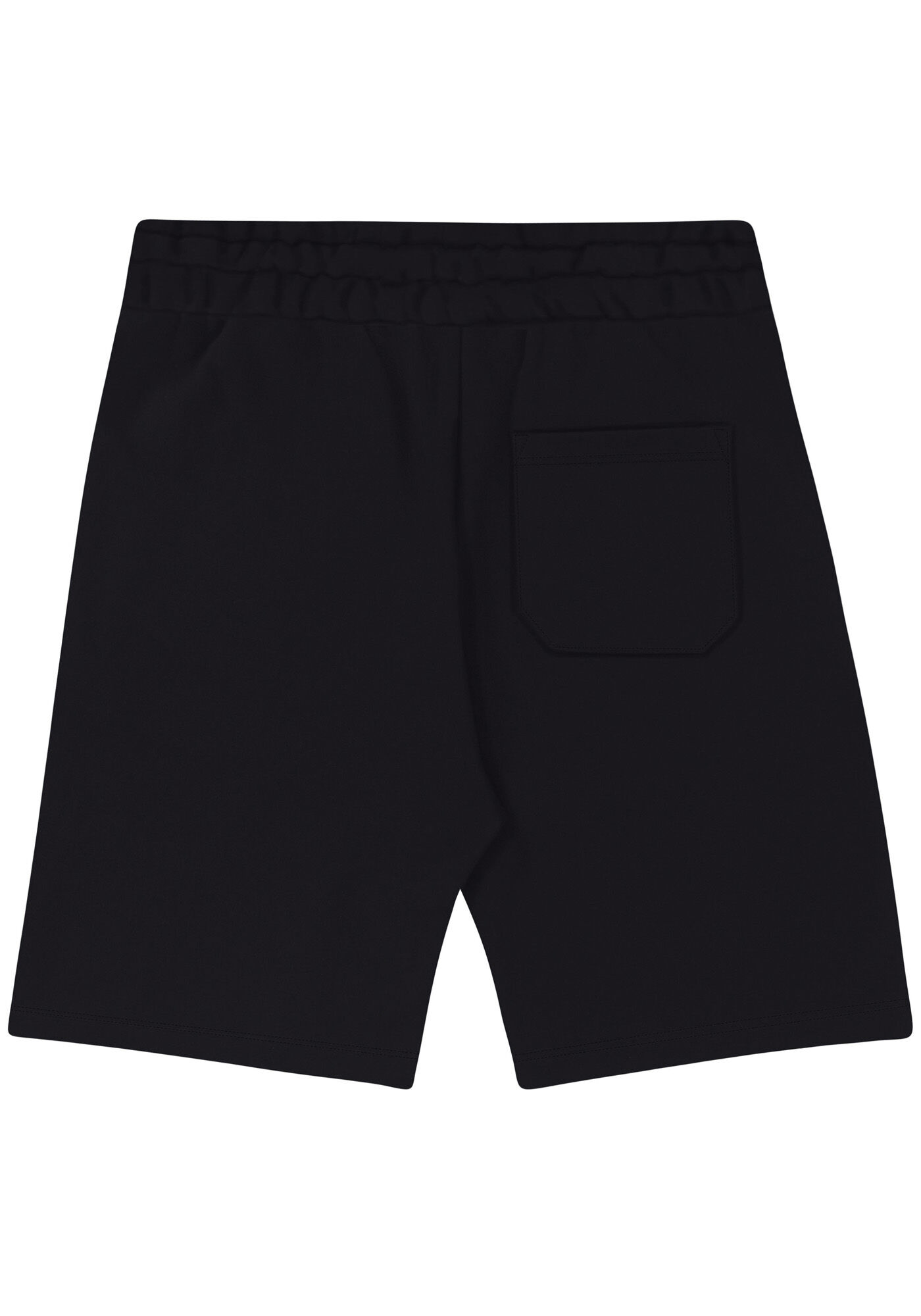 Bermuda em Moletom com Cadar&ccedil;o, PRETO REATIVO, large.