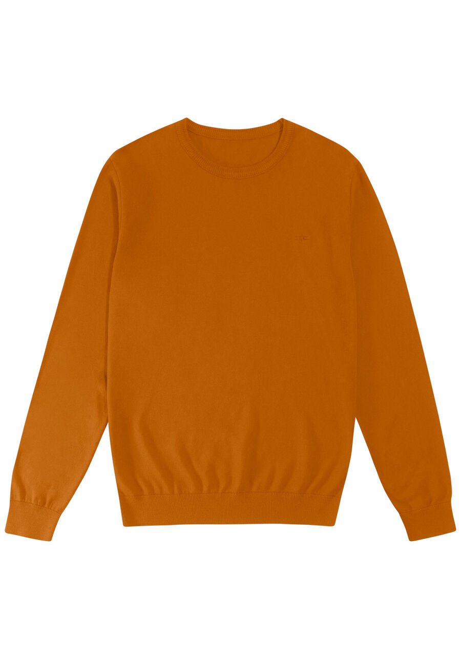 Blusão Masculino em Tricô, MARROM CUMARU. Blusão Masculino em Tricô, MARROM CUMARU, large.