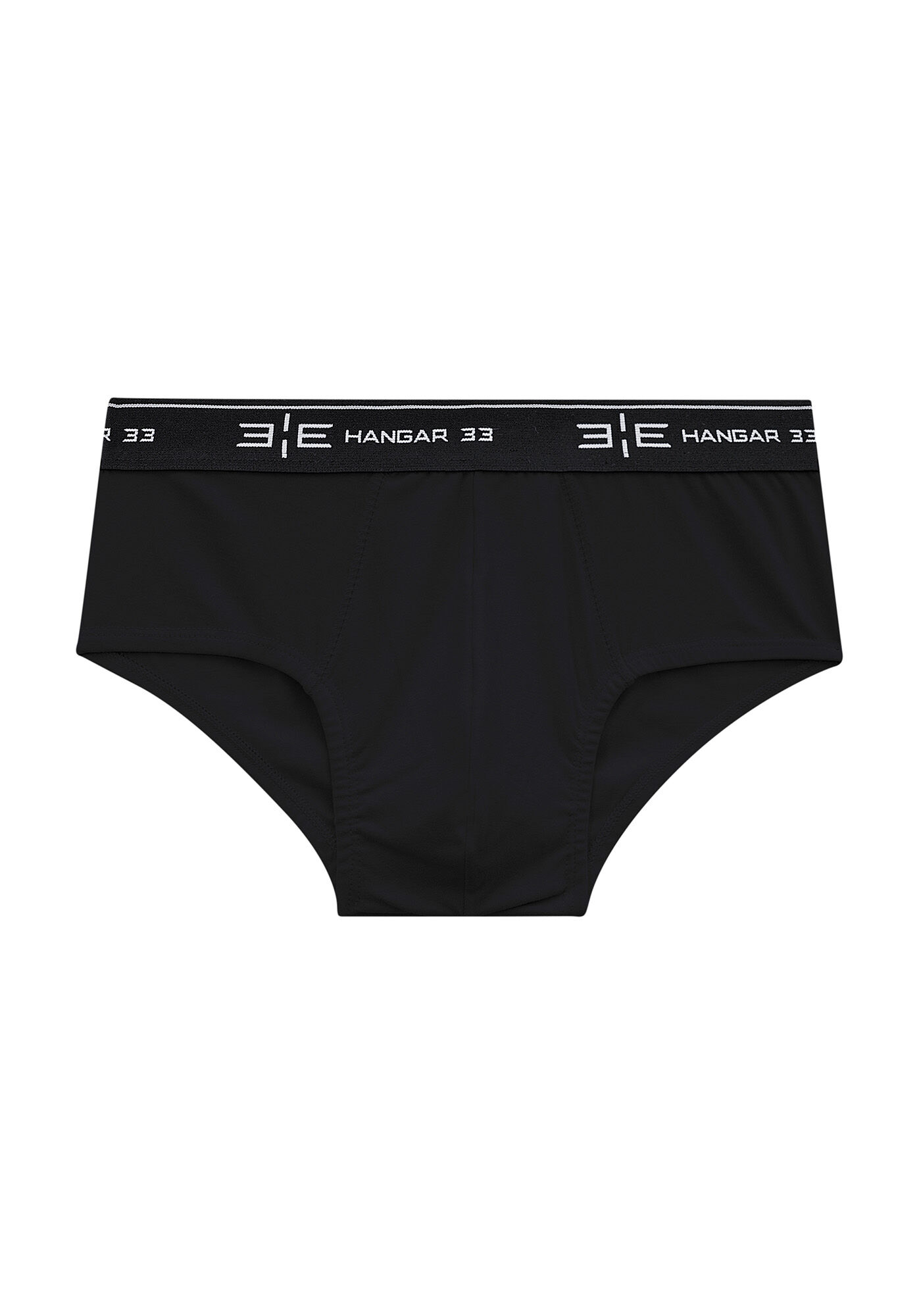 Cueca Slip Em Malha De Algod&atilde;o Com Elastano, PRETO REATIVO, large.