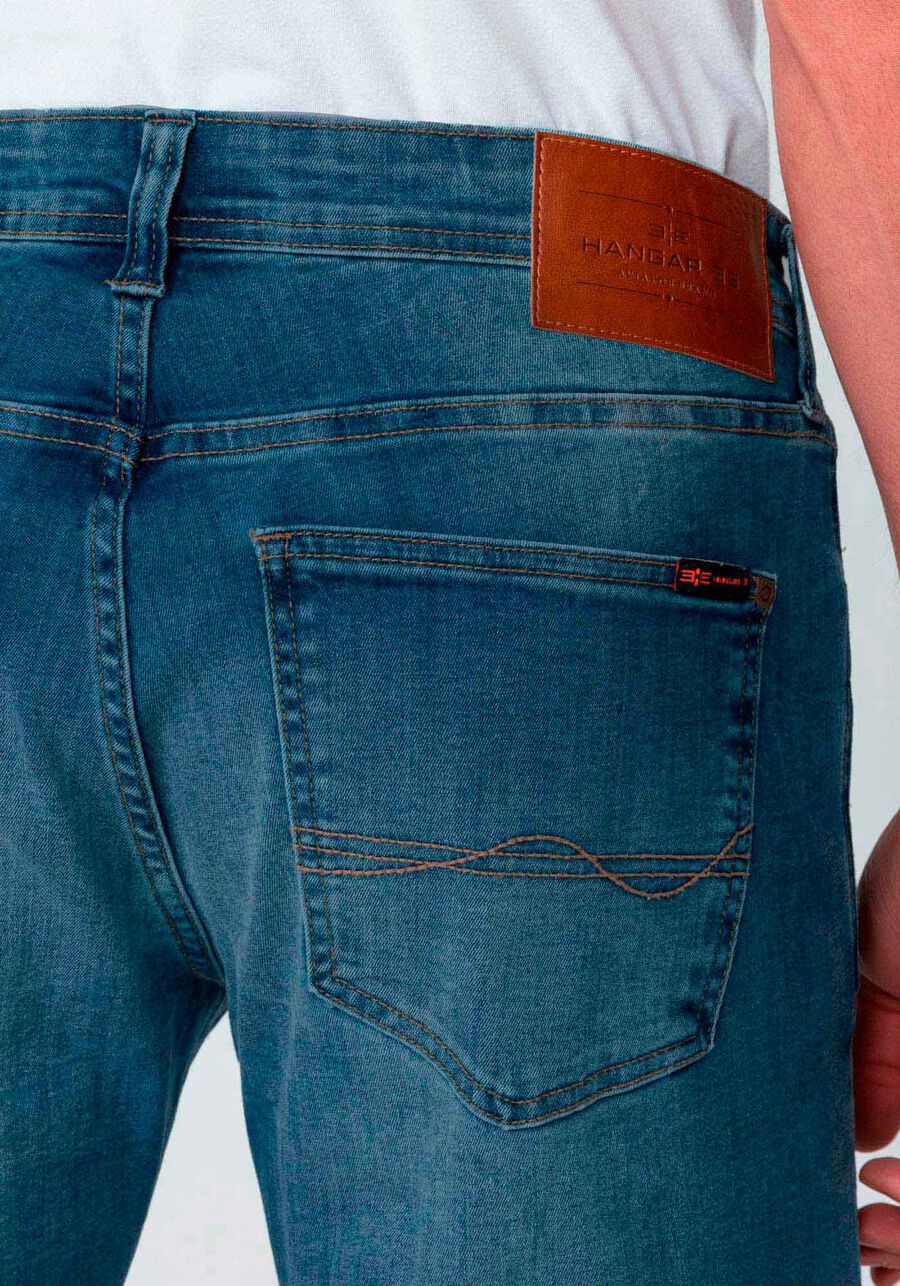 Calça Jeans Slim Lavagem Média Não Laceia, . Calça Jeans Slim Lavagem Média Não Laceia, , large.