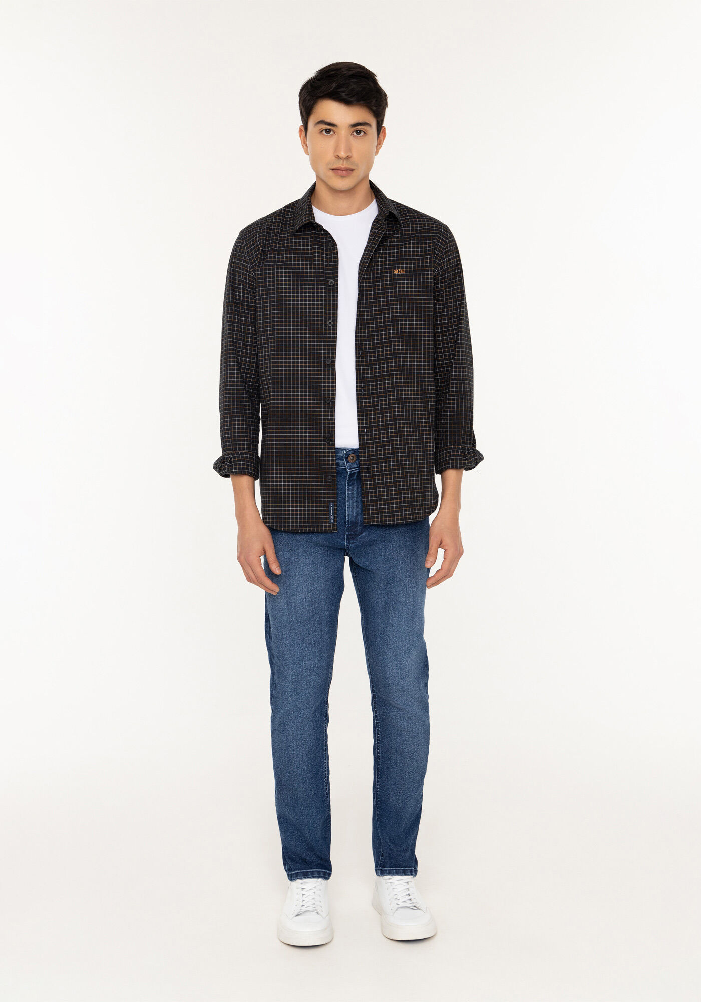 Cal&ccedil;a Jeans Skinny Masculina Turboh&eacute;lice Com Elastano, JEANS, large.