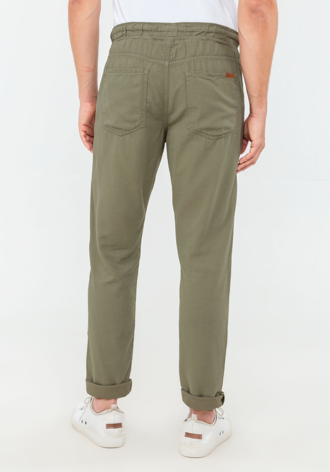 Cal&ccedil;a Sarja Masculina Jogging Sustent&aacute;vel, VERDE VALVET, large.