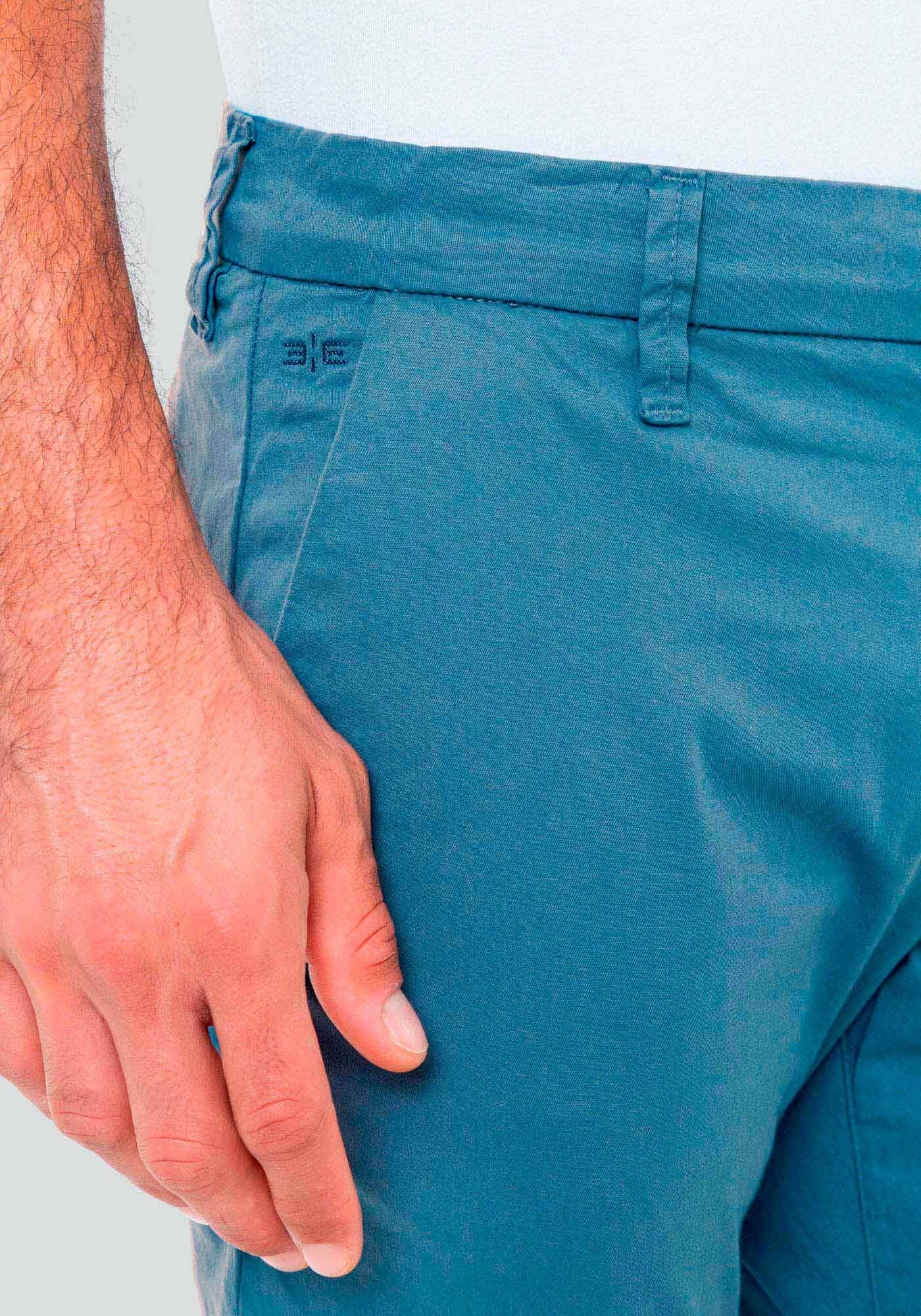 Cal&ccedil;a Sarja Masculina Skinny N&atilde;o Laceia, AZUL PARAISO, large.