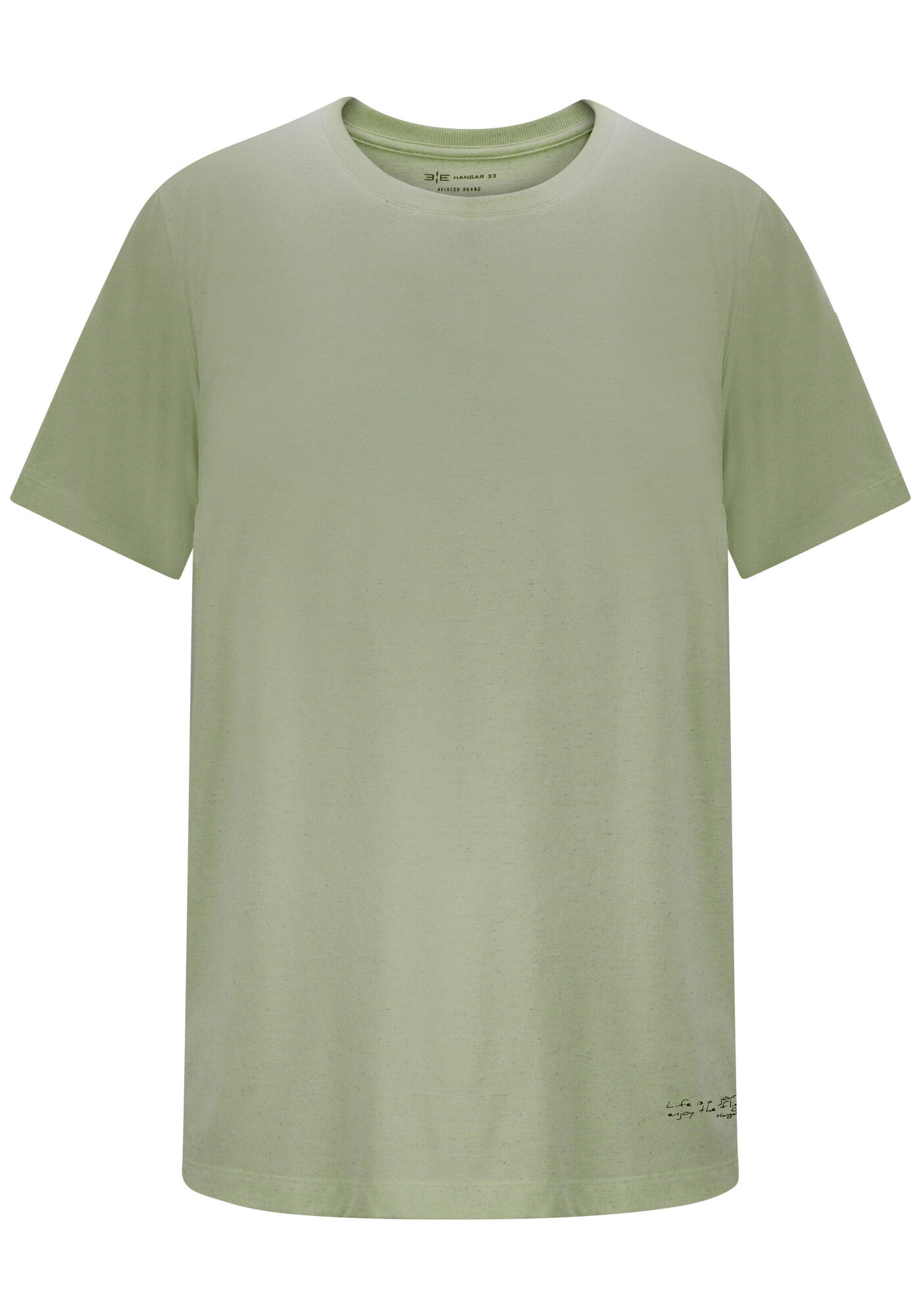 Camiseta Masculina Big & Tall em Malha Linho, VERDE SOFT GRASS, large.