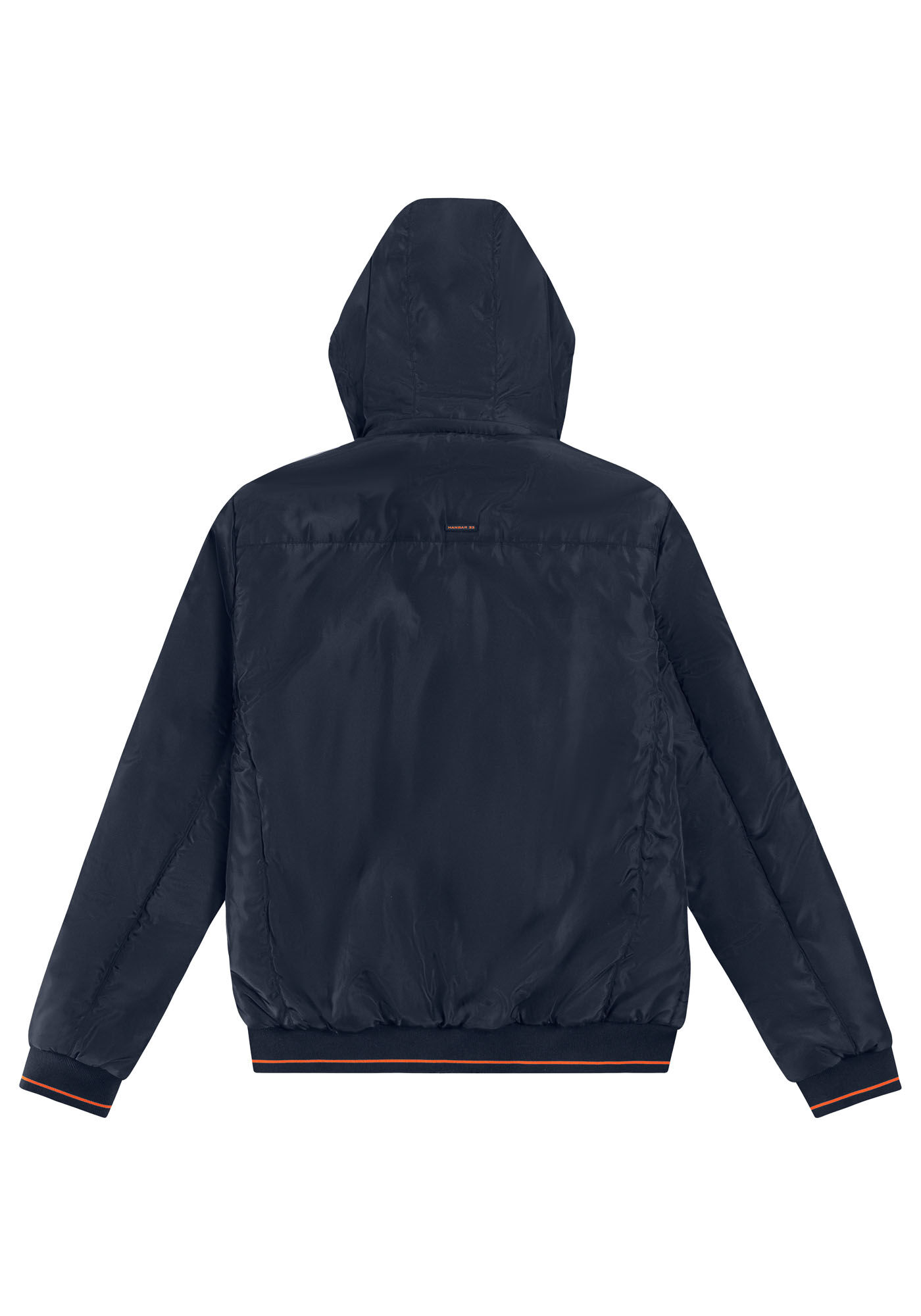 Jaqueta Em Tecido Nylon Com Capuz Remov&iacute;vel E Z&iacute;per, MARINHO IMPERIO, large.