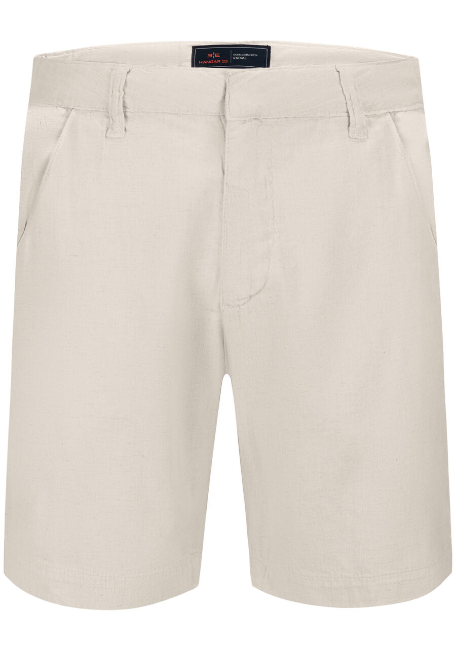 Bermuda Sarja Masculina Reta Alfaiataria, NATURAL. Bermuda Sarja Masculina Reta Alfaiataria, NATURAL, large.