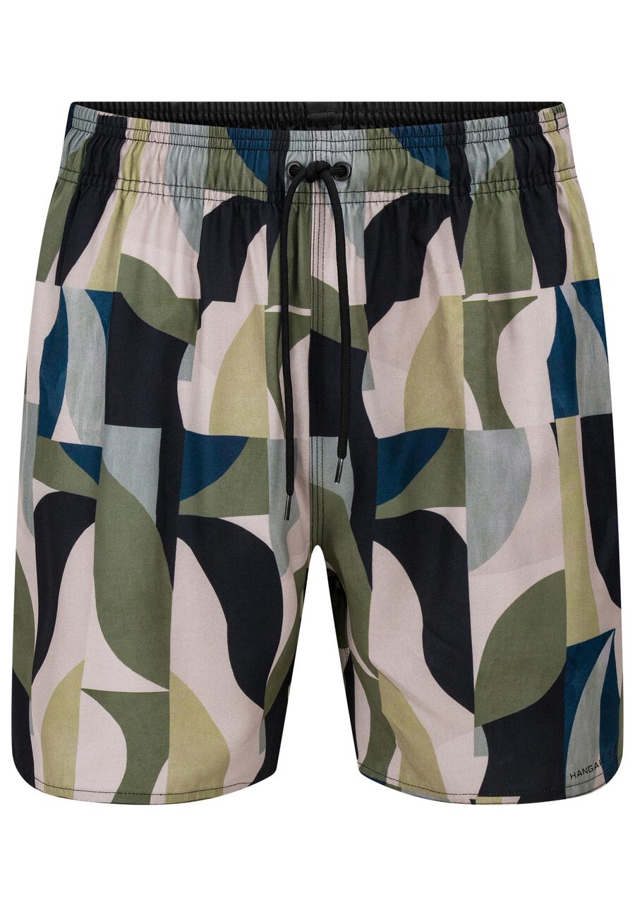 Shorts Masculino com Estampa Geométrica, MARINHO IMPERIO. Shorts Masculino com Estampa Geométrica, MARINHO IMPERIO, large.