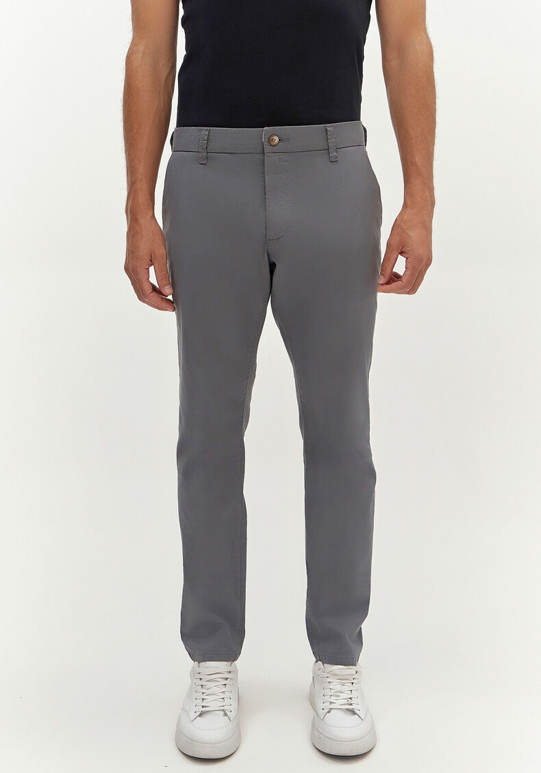 Cal&ccedil;a Skinny Turboh&eacute;lice Em Sarja Com Elastano, CINZA NIGHTCALL, large.