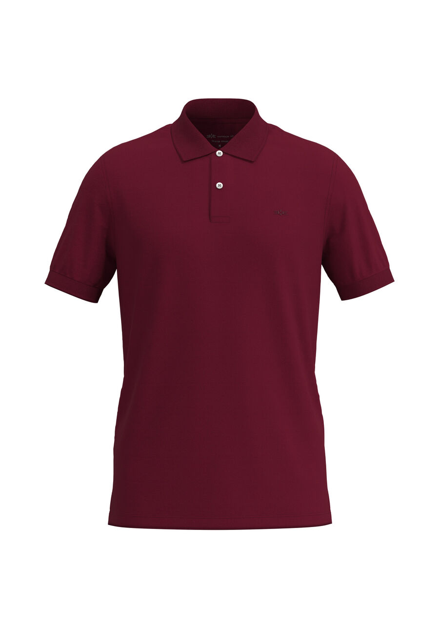 Camisa Polo De Mangas Curtas Colors Em Malha Mercerizada, BORDO BURN RED. Camisa Polo De Mangas Curtas Colors Em Malha Mercerizada, BORDO BURN RED, large.