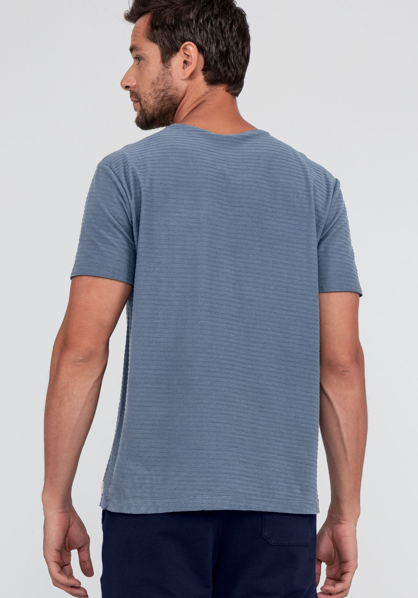 Camiseta Masculina Tal Pai Tal Filho Texturizada, AZUL DOCK, large.