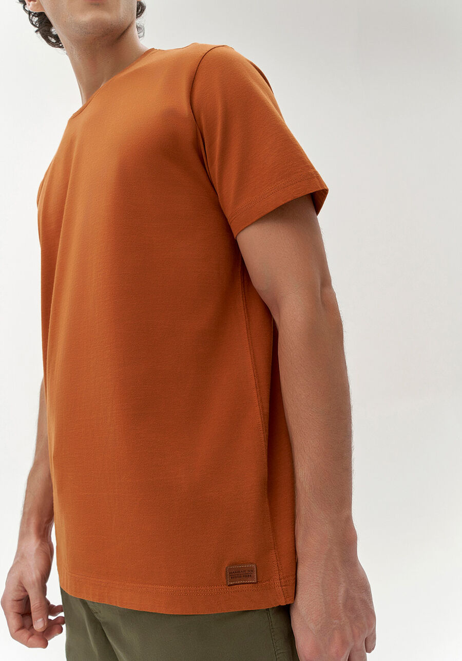 Camiseta Masculina Color Tal Pai Tal Filho, MARROM CUMARU. Camiseta Masculina Color Tal Pai Tal Filho, MARROM CUMARU, large.