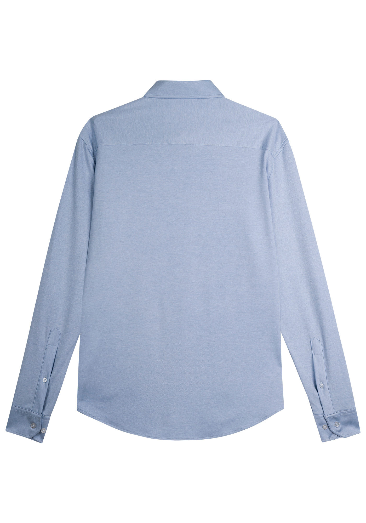 Camisa Masculina Slim Fit em Malha Tech Skin, AZUL BRIGHT, large.