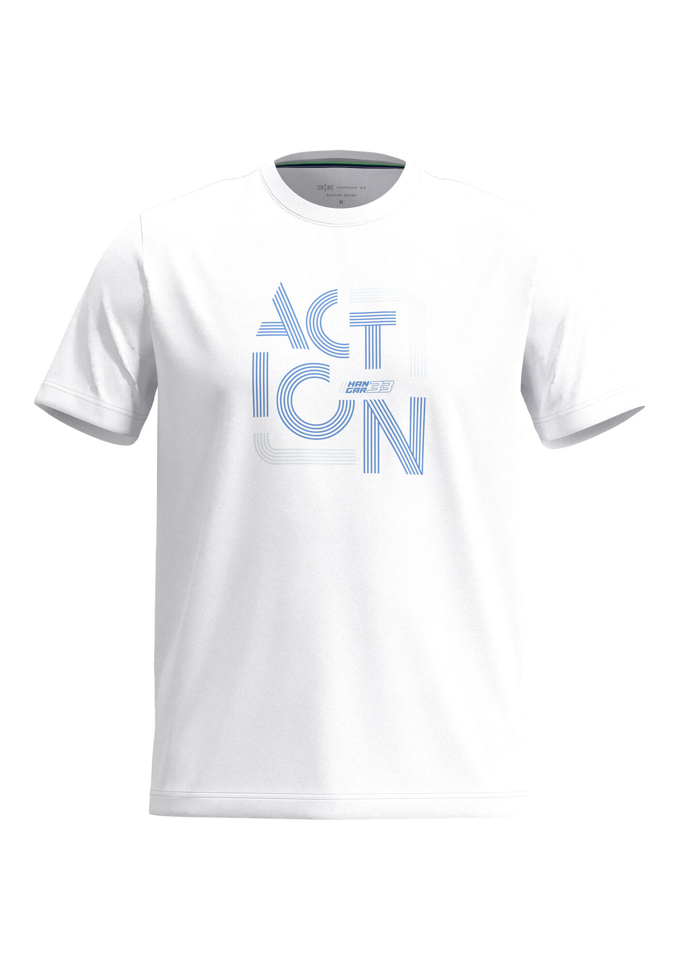 Camiseta Com Estampa Em Meia Malha De Algod&atilde;o, BRANCO, large.