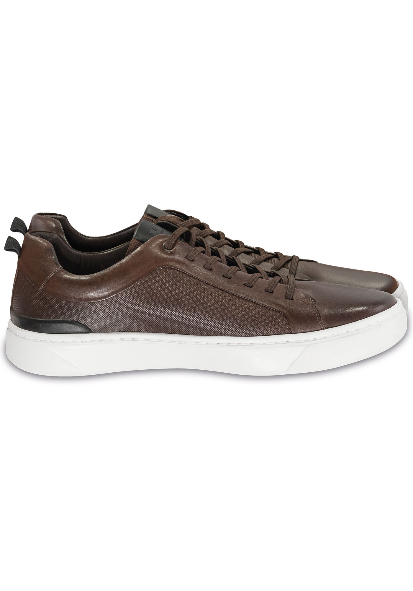 Tenis couro marrom sale